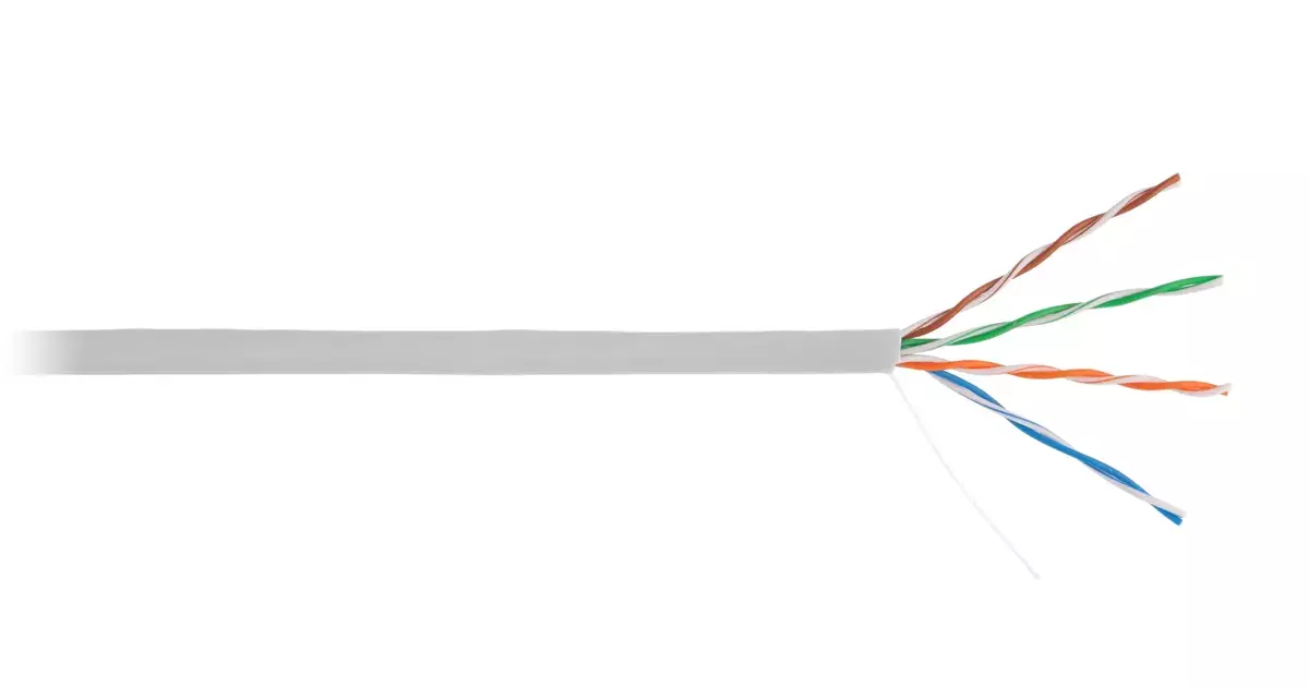 Кабель ULAN U/UTP 4 пары, Кат.5e, медный, внутренний, PVC, 305м
