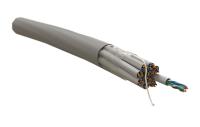 Кабельная сборка категория 5e Hyperline UUTP4x10W-C5E-S24-IN-LSZH/LSZH-GY 10 неэкранированных кабелей U/UTP 4х2х0,51 (24 AWG), однопроволочные жилы 469273