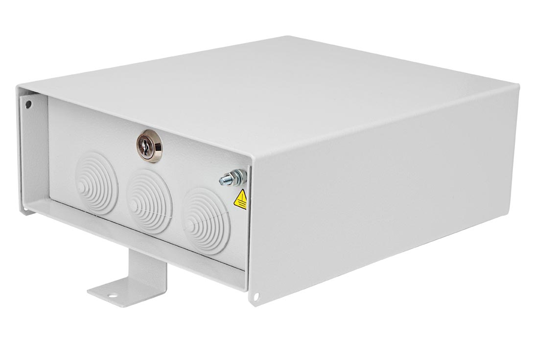 Ящик кабельный ЯКт-ПМ-20/10, 1 плинт ПВТ-10Р, трубостойка ССД