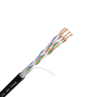 Кабель NetLink NL-CU UTP 4PR STANDART 24 AWG CAT5e ВНЕШНИЙ ЧЕРНЫЙ бухта