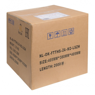 Кабель оптический NetLink NL-OK-FTTH-2A-M2, 2 волокна