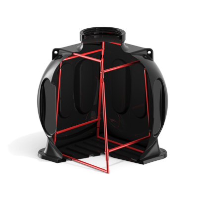 Колодец КС-5 с каркасом