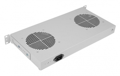 Вентиляторный модуль , 2 вентилятора с термодатчиком 35С ВМ-2-19"-Ш со шнуром ССД