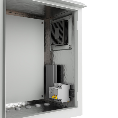 Термошкаф настенный ip66 500x210x500 (ШxГxВ) серый (RAL 7035), SRT06-5021.50-GY