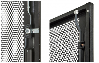 Шкаф телекоммуникационный напольный 19", 33U(600x800), ШТ-НП-М-33U-600-800-М-Ч, передняя дверь металл, черный ССД