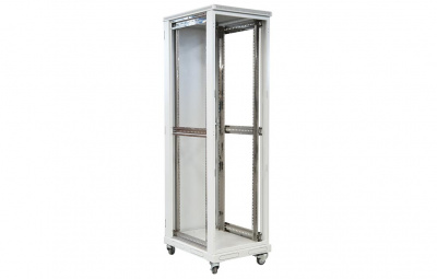 Шкаф телекоммуникационный напольный 19",27U(600x800), ШТ-НП-27U-600-800-М, передняя дверь металл ССД
