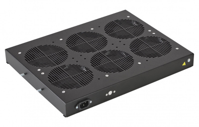 Вентиляторный модуль , 6 вентилятора с термодатчиком 35С ВМ-6-19-Ч черный ССД