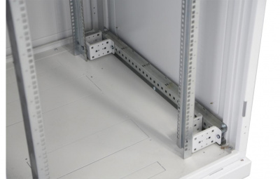 Шкаф телекоммуникационный напольный 19",42U(800x800), ШТ-НП-42U-800-800-П, передняя дверь перфорированная ССД