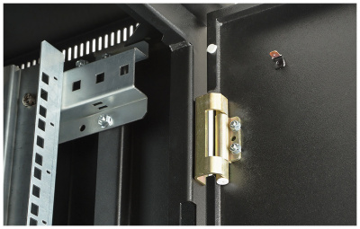 Шкаф телекоммуникационный напольный 19", 27U(800x1000), ШТ-НП-М-27U-800-1000-М-Ч, передняя дверь металл, черный ССД