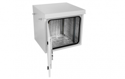 Шкаф климатический телекоммуникационный навесной ШКТ-НВ-2-12U-600-600 с крышей ССД