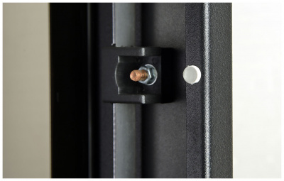 Шкаф телекоммуникационный напольный 19", 27U(600x800), ШТ-НП-М-27U-600-800-С-Ч, передняя дверь стекло, черный ССД