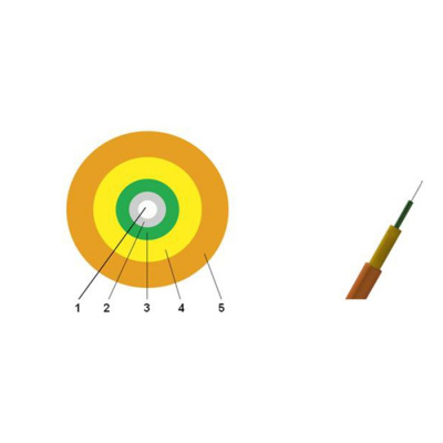 FK-SX-2мм, SIMPLEX, LSZH G.657A1, 1 волокно