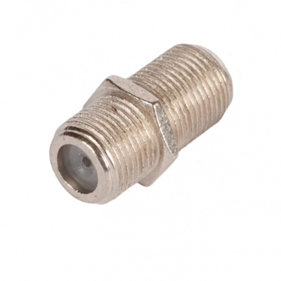 Кабельный соединитель F-F типа, металлик, уп-ка 100 шт.