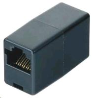 Соединитель RJ-45 8P8C проходной черный (1 шт.)