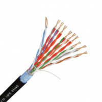 Кабель NetLink NL-CU FTP 10PR 24AWG CAT5 305м. черный внешний