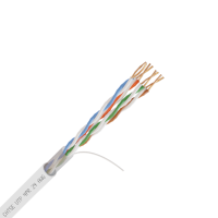 Кабель бухта UTP 4PR 24AWG CAT5е 25/50/100 метров белый внутренний