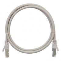 Шнур коммутационный NMC-PC4SD55B-003-С-GY, кат. 5e, LSZH нг(А)-HFLTx 0,3м