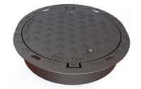 Люк плавающий с шарниром и замком  ТМ "Д-400" (К)2.7-60 h-200 мм (ОУЭ-600-СМ/200)
