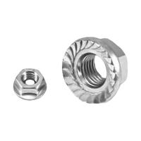 Гайка с фланцем М6 DIN 6923