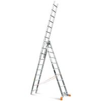Трехсекционная лестница индустриального ресурса  "ЮВЕЛИР" 3х6