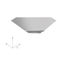 Крышка угла плоского НВКУП 90' (0,55), 100 мм