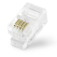 Джек телефонный RJ-9 4Р4С (упаковка 100 штук)