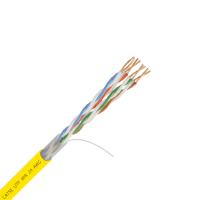 Кабель омедненный NetLink NL-CCA UTP 4PR 24 AWG CAT5е 305м внутренний желтый