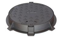Люк чугунный с замком ВЧШГ тип ТМ "Д400" КК.2-60 ГОСТ3634