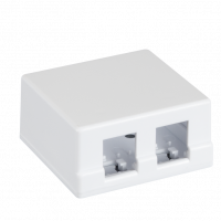 Корпус настенной розетки EC-UWO-2KJ-WT-10