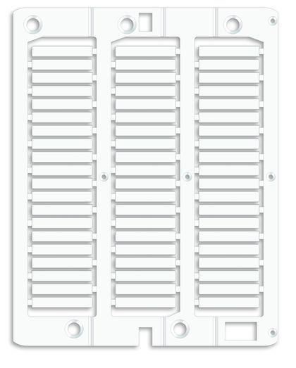 Маркировка для провода жесткая для трубочек 4х23мм бел. (уп.1500шт) DKC NUT23