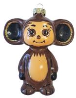 Ёлочное украшение "Чебурашка", в подарочной упаковке, h-9 см