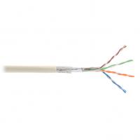 Кабель NIKOLAN SF/UTP, 4 пары, Кат.5e, медь, 24 AWG, внутренний, cлоновая кость, 305м NIKOLAN NKL 9300A-IY