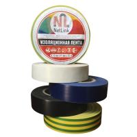 Изолента NETLINK 19мм х 25м (упак.5 штук) Чёрный